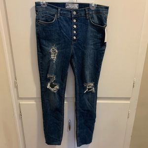 Free People distressed jeans